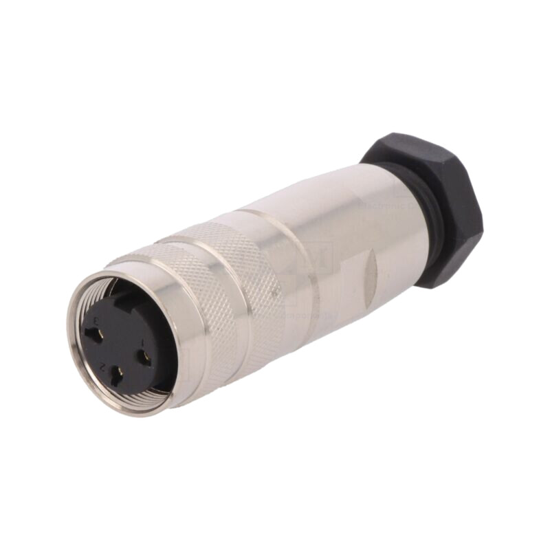 Conector: M16; mufă; mamă; PIN: 3; 7A; 250V; lipire; pe cablu; drept Conector: M16; mufă; mamă; PIN: 3; 7A; 250V; lipire; pe cablu; drept
