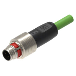 Cablu: pentru senzori/automatizări; M12; PIN: 4; drept; 5m; mufă