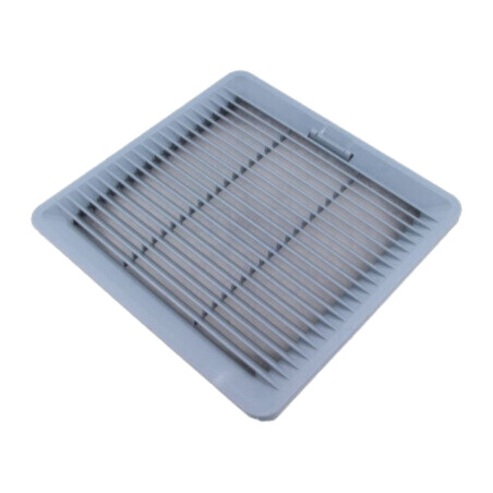Ventilation grille; Cutout: 177x177mm; IP54; grey; UL94V-0