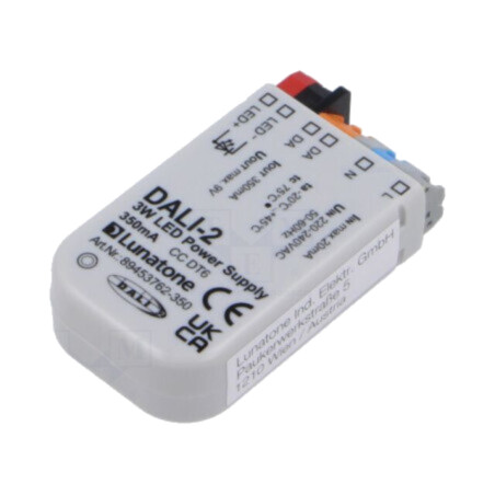Alimentator: pulsatoriu; LED; 3W; 9VDC; 350mA; 220÷240VAC; IP20