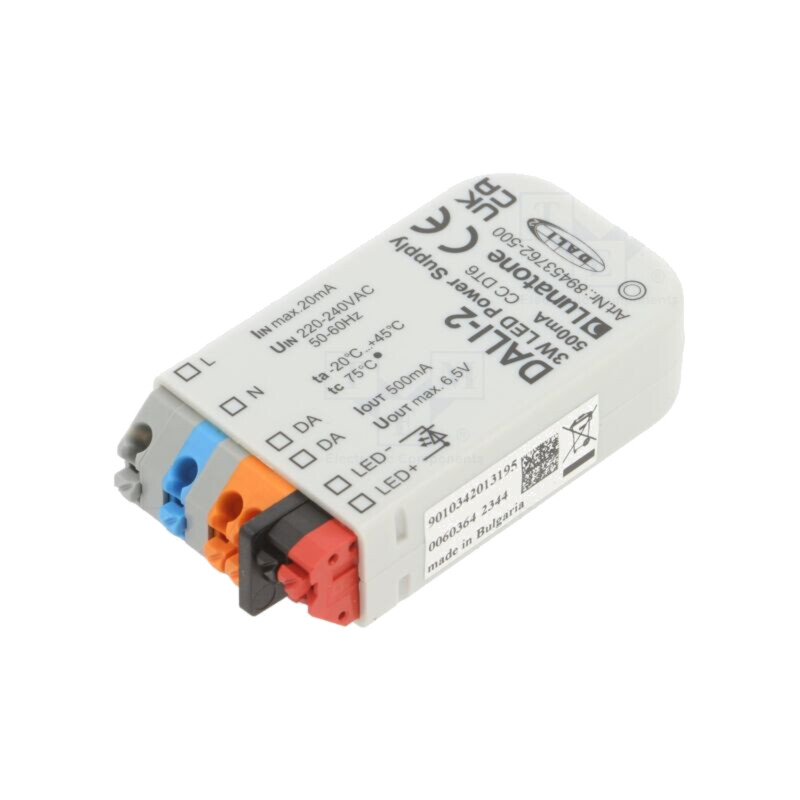 Alimentator: pulsatoriu; LED; 3W; 6,5VDC; 500mA; 220÷240VAC; IP20 Alimentator: pulsatoriu; LED; 3W; 6,5VDC; 500mA; 220÷240VAC; IP20