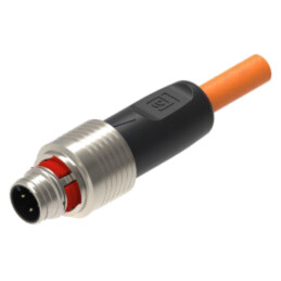 Cablu: pentru senzori/automatizări; M12; PIN: 4; drept; 5m; mufă