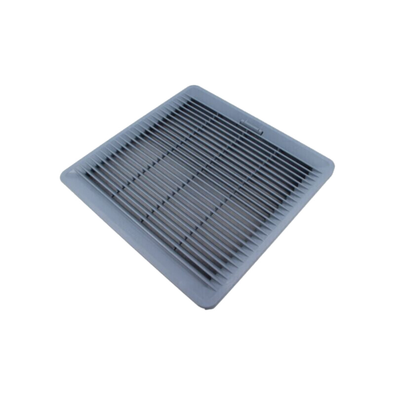 Ventilation grille; Cutout: 223x223mm; IP54; grey; UL94V-0 Ventilation grille; Cutout: 223x223mm; IP54; grey; UL94V-0
