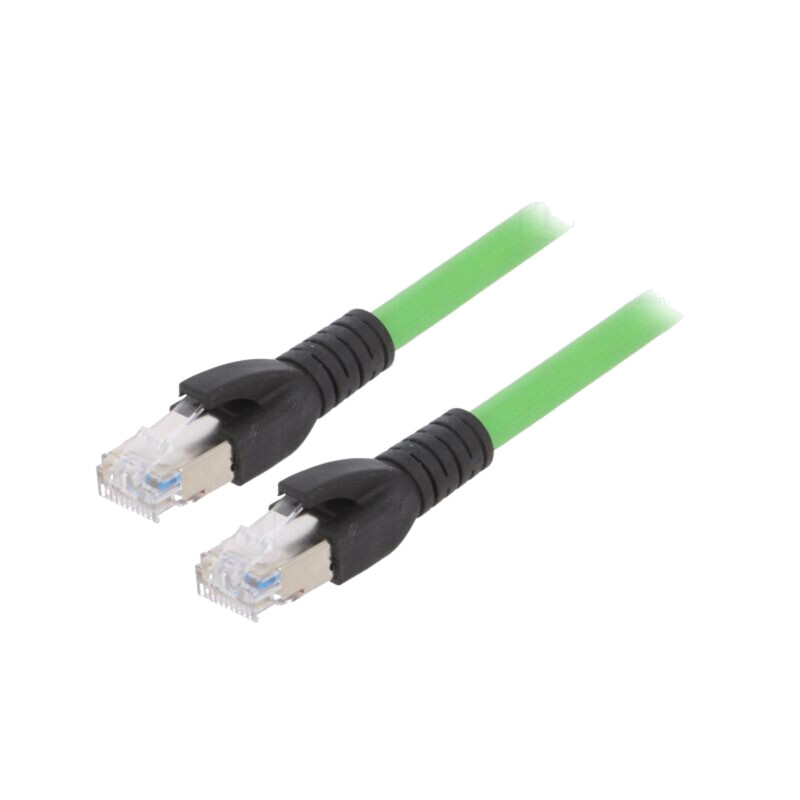 Patch cord; RJ45 mufă x2; 600mm