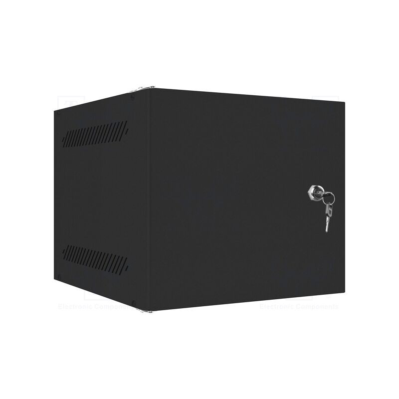 Carcasă: tablou rack; Standard: 10"; 4U; neagră; Z: 310mm; X: 280mm