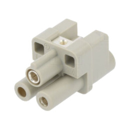Conector: HDC; inserturi de contact; mamă; 40A; 400V; Han Q; PIN: 3