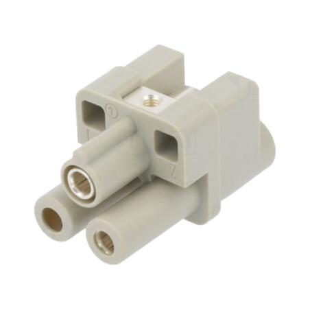 Conector: HDC; inserturi de contact; mamă; 40A; 400V; Han Q; PIN: 3