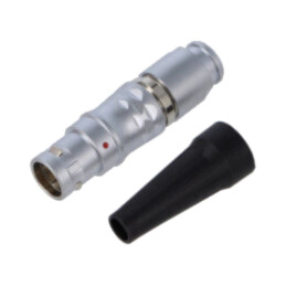 Conector: circular; mufă; 2B; tată; PIN: 10; pentru garnitură; 8A