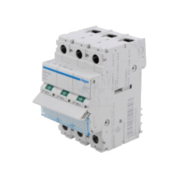 Separator-întrerupător; Poli: 3; pentru şină DIN; 100A; 400VAC