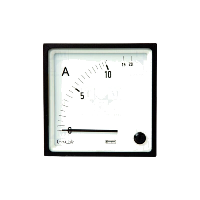 Ampermetru; pe panou; I AC: 0÷15A; True RMS; Clasa: 1,5; 50÷60Hz Ampermetru; pe panou; I AC: 0÷15A; True RMS; Clasa: 1,5; 50÷60Hz