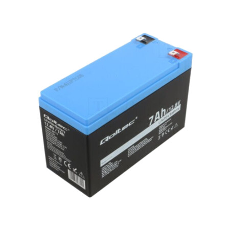 Acumul: Li-FePO4; 12,8V; 7Ah; conectori; BMS