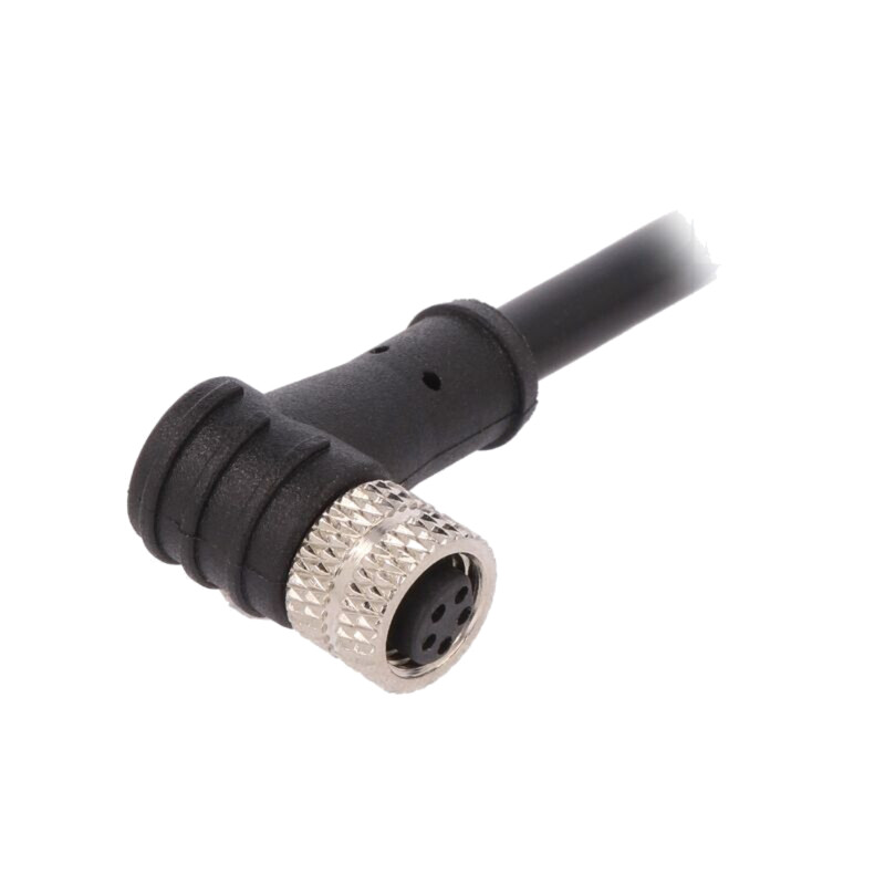 Conector: M8; mamă; PIN: 5; 1,5A; 30V; IP67; în unghi; mufă; 1m Conector: M8; mamă; PIN: 5; 1,5A; 30V; IP67; în unghi; mufă; 1m
