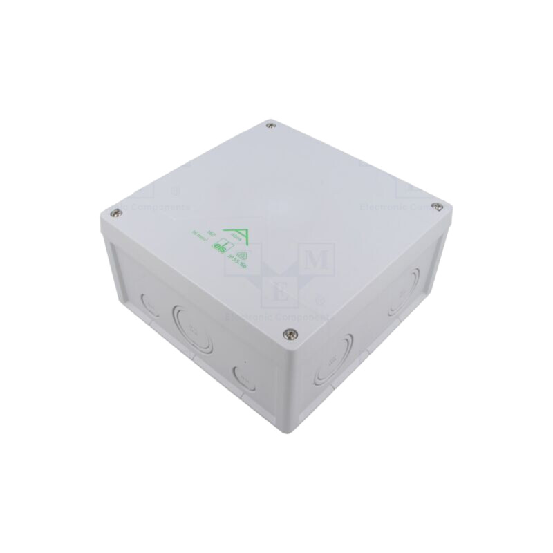 Carcasă: cutie de conexiuni; X: 182mm; Y: 182mm; Z: 90mm; IP55,IP66