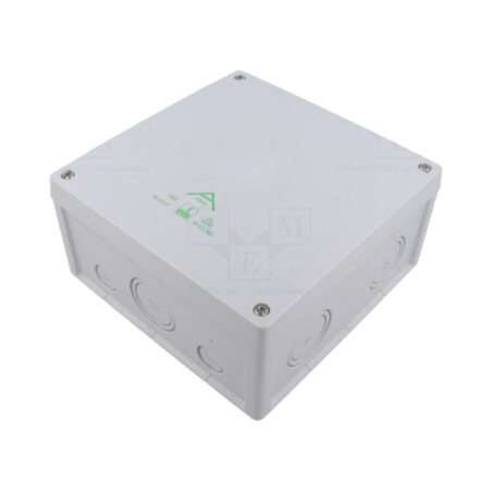 Carcasă: cutie de conexiuni; X: 182mm; Y: 182mm; Z: 90mm; IP55,IP66