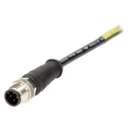 Conector: M12; mufă; tată; Micro-Change; PIN: 4; drept; 4A; 250V; IP67