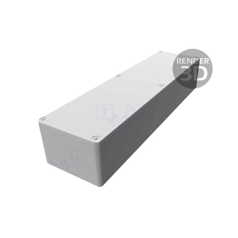 Carcasă: universală; X: 70mm; Y: 254mm; Z: 51mm; 1590; aluminiu; IP54 Carcasă: universală; X: 70mm; Y: 254mm; Z: 51mm; 1590; aluminiu; IP54