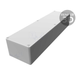 Carcasă: universală; X: 70mm; Y: 254mm; Z: 51mm; 1590; aluminiu; IP54