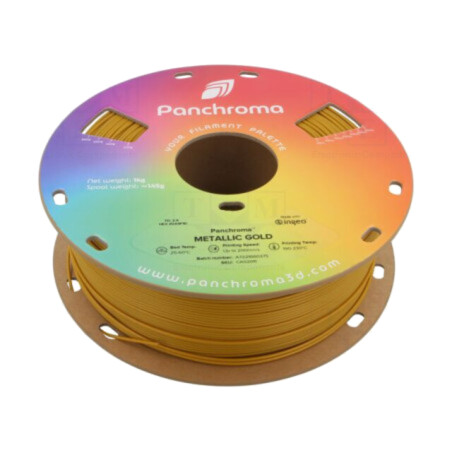 Filament: PLA; 1,75mm; metallic gold; 190÷230°C; 1kg; Panchroma™