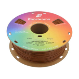 Filament: PLA; 1,75mm; metallic bronze; 190÷230°C; 1kg; Panchroma™