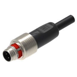 Cablu: pentru senzori/automatizări; M12; PIN: 4; drept; 3m; mufă
