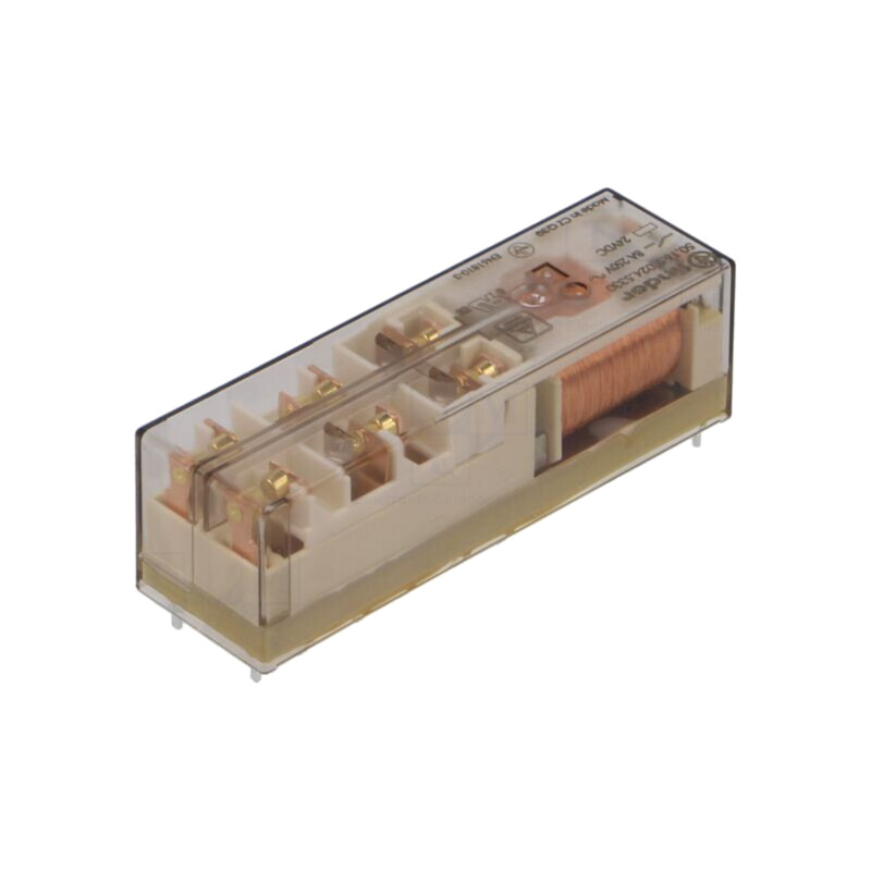 Releu: electromagnetic; SPST-NO x3 + SPST-NC x3; Ubobină: 24VDC