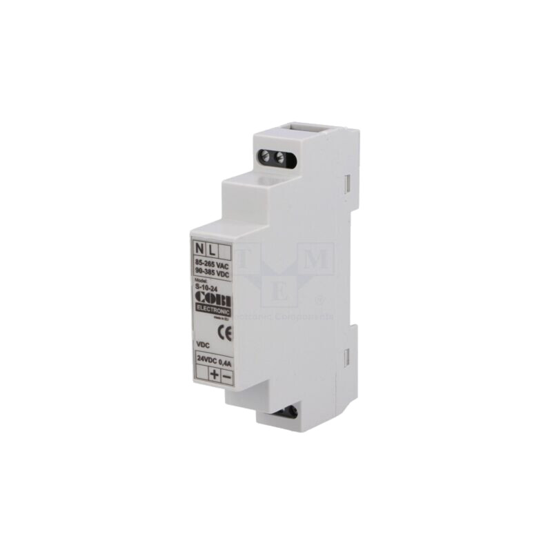 Alimentator: pulsatoriu; pentru şină DIN; 10W; 24VDC; 0,42A; IP20 Alimentator: pulsatoriu; pentru şină DIN; 10W; 24VDC; 0,42A; IP20
