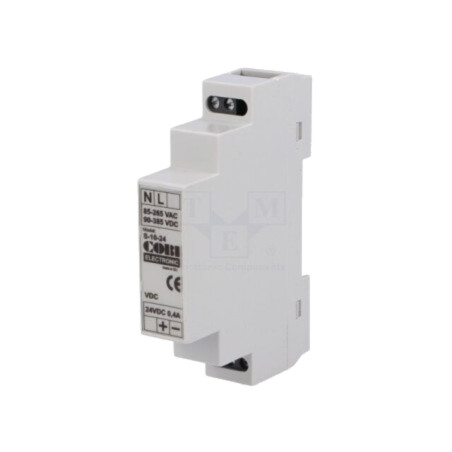 Alimentator: pulsatoriu; pentru şină DIN; 10W; 24VDC; 0,42A; IP20
