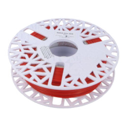 Filament: FLEX 85A; 1,75mm; roşie; 215÷250°C; 500g