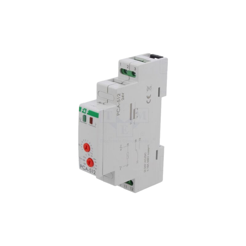 Timer; 0,1s÷24zile; SPDT; 10A; 24VAC; 24VDC; pentru şină DIN; IP20 Timer; 0,1s÷24zile; SPDT; 10A; 24VAC; 24VDC; pentru şină DIN; IP20