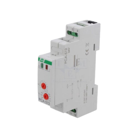 Timer; 0,1s÷24zile; SPDT; 10A; 24VAC; 24VDC; pentru şină DIN; IP20