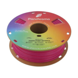 Filament: PLA; 1,75mm; translucent magenta; 190÷230°C; 1kg