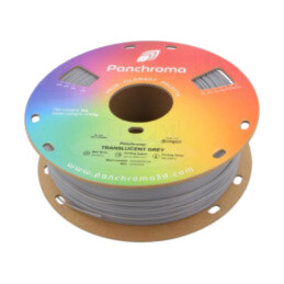 Filament: PLA; 1,75mm; translucent grey; 190÷230°C; 1kg