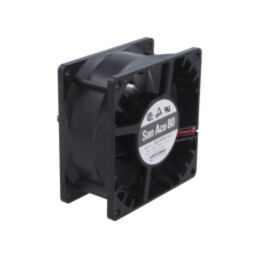 Ventilator: DC; axial; 48VDC; 80x80x38mm; 153m3/h; 51dBA; bilă