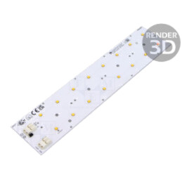 Baretă LED; W: 49,5mm; L: 223mm; Nr.diode: 16; CRImin: 80; 5070lm