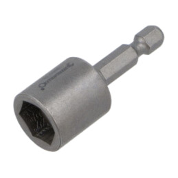 Capăt de şurubelniţă; cap hexagonal; HEX 13mm; Lung.tot: 50mm