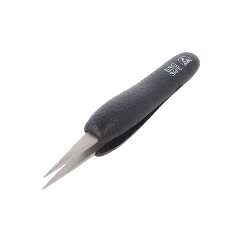 Pensetă; Formă capăt vârf: ascuţită; Lung.pensetă: 120mm; ESD Pensetă; Formă capăt vârf: ascuţită; Lung.pensetă: 120mm; ESD