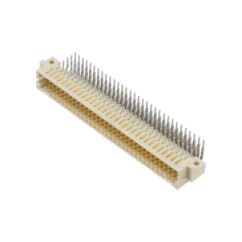 Conector: DIN 41612; soclu; tată; har-bus 64; PIN: 160; în unghi