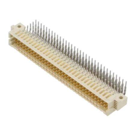 Conector: DIN 41612; soclu; tată; har-bus 64; PIN: 160; în unghi