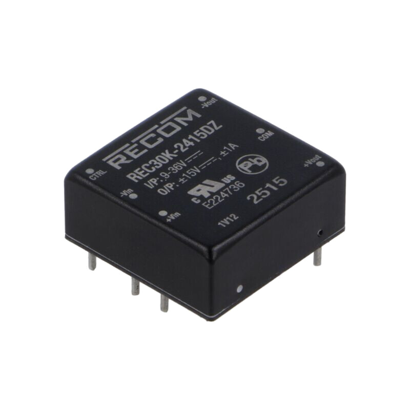 Convertor: DC/DC; 30W; Uintr: 9÷36VDC; Uieş: 15VDC; Uieş2: -15VDC Convertor: DC/DC; 30W; Uintr: 9÷36VDC; Uieş: 15VDC; Uieş2: -15VDC