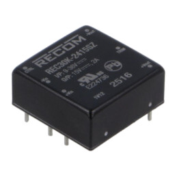 Convertor: DC/DC; 30W; Uintr: 9÷36VDC; Uieş: 15VDC; Iieş: 2A; 1"x1"