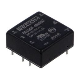 Convertor: DC/DC; 30W; Uintr: 36÷75VDC; Uieş: 5VDC; Iieş: 6A; 1"x1"