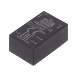 Convertor: DC/DC; 10W; Uintr: 43÷160VDC; Uieş: 5VDC; Iieş: 2000mA