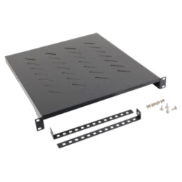 Raft; 1U; neagră; Standard: 19"