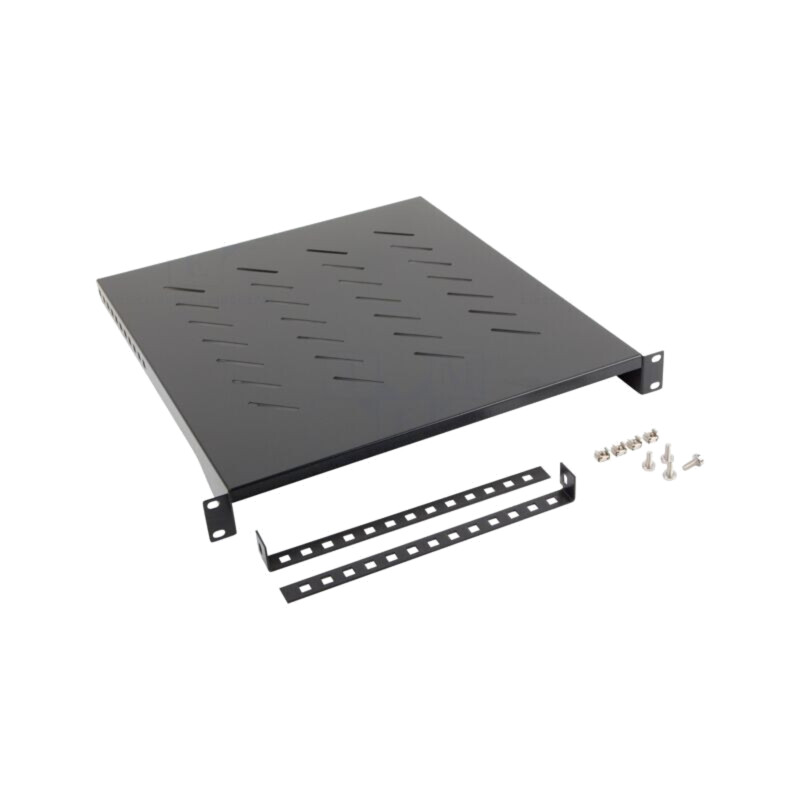 Raft; 1U; neagră; Standard: 19" Raft; 1U; neagră; Standard: 19"