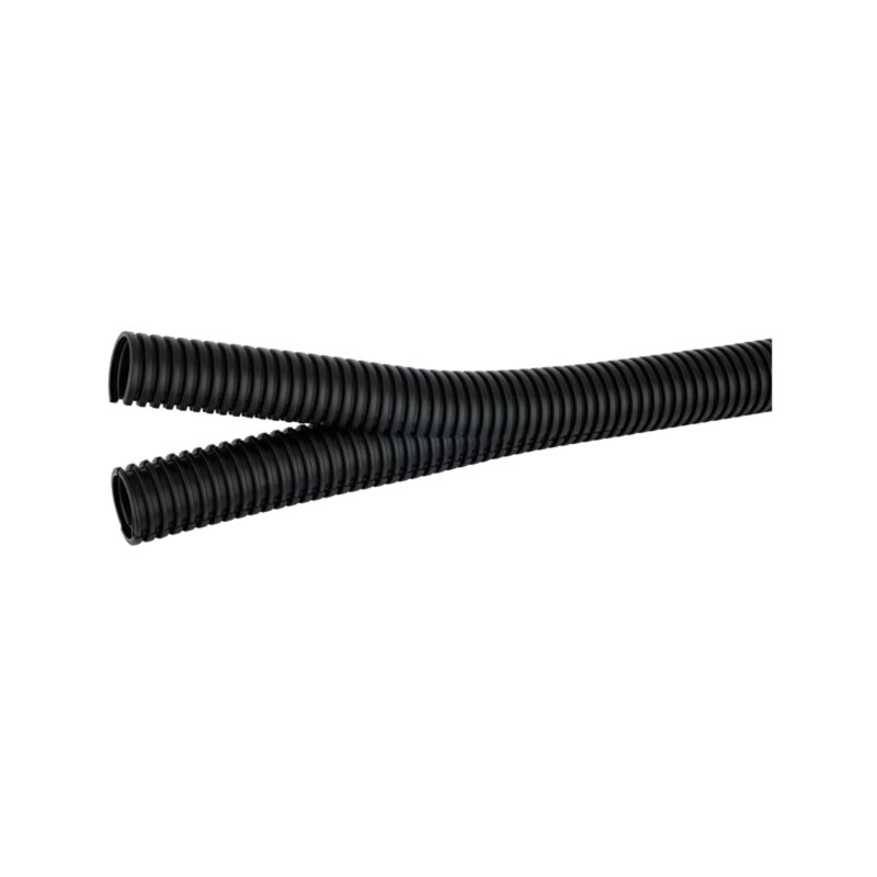 Tub de protecţie; Dimensiune: 45; PP; neagră; cu desfacere; rolă Tub de protecţie; Dimensiune: 45; PP; neagră; cu desfacere; rolă