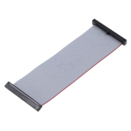 Cablu panglică cu conectori IDC; IDC,din ambele părţi; 101,6mm