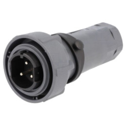 Conector: circular; mufă; tată; PIN: 3; 25A; 600V; Buccaneer 7000