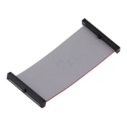 Cablu panglică cu conectori IDC; IDC,din ambele părţi; 76,2mm