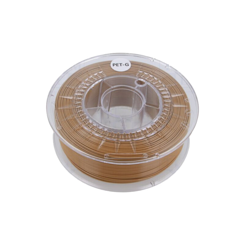 Filament: PET-G; Ø: 1,75mm; maro deschis; 220÷250°C; 1kg