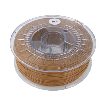 Filament: PLA; Ø: 1,75mm; maro deschis; 200÷235°C; 1kg